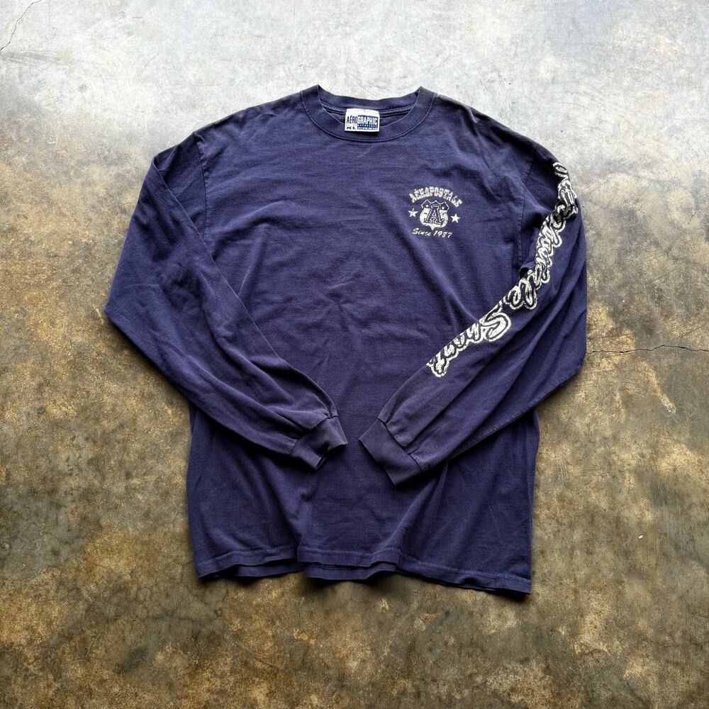 Crazy Vintage 90s Aeropostale‎ Long-sleeve